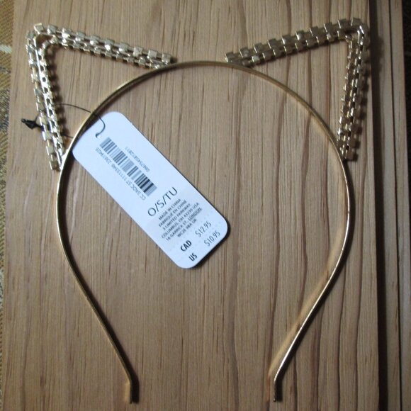 2 pieces Rhinestone Cat Ears Headband and Choker - Picture 4 of 7